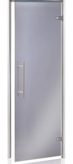 Höyrysaunan ovi Andres Glass Light Premium, alumiinikarmi, eri kokoja, eri värejä