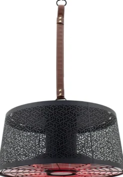 Infralämmitin Pistesarjat Sunred Dark Smart Moderna Artix Hanging, IP44, 2000W, musta