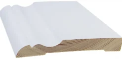 Jalkalista Cent 15x120x3300 mm koriste mänty valkoinen