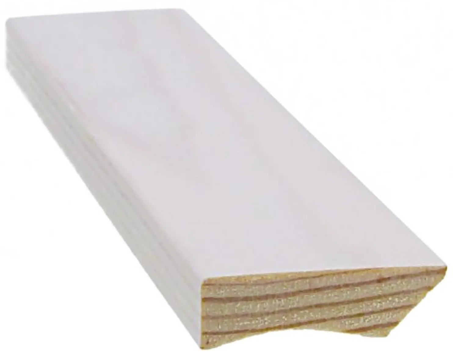 Jalkalista Cent 12x42x3300 mm mänty valkolakattu