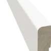 Jalkalista Kährs 16x60x2400mm, pyöristetty MDF, valkoinen, maalattu
