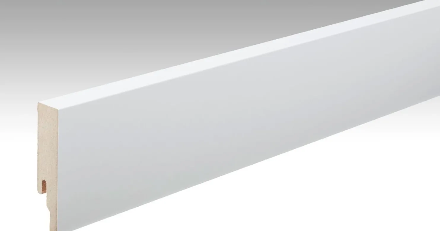 Jalkalista Kährs 15x60x2400mm, suora MDF, valkoinen, maalattu