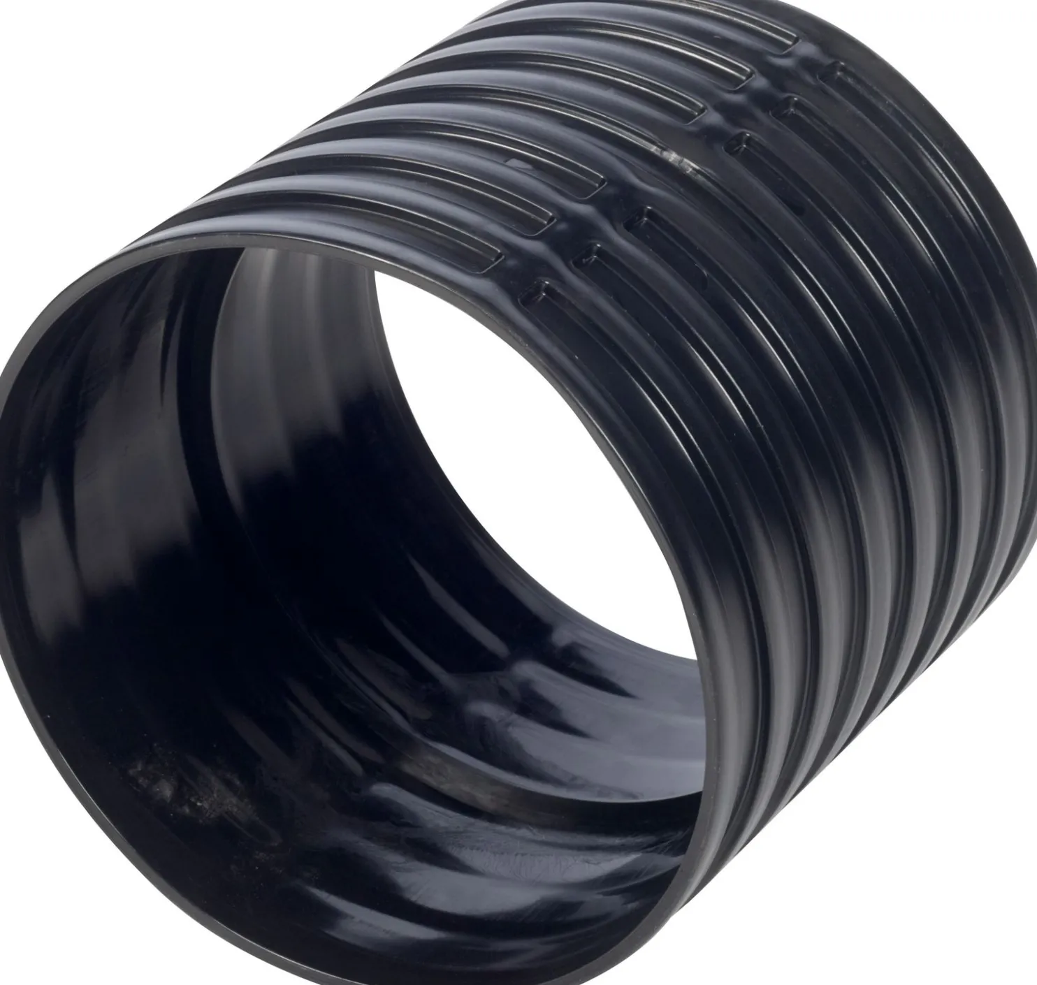 Jatkoholkki Meltex 315 mm SN8 musta