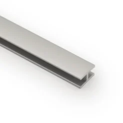 Jatkolista Aluco välitilalevylle H-profiili silver 4000 mm