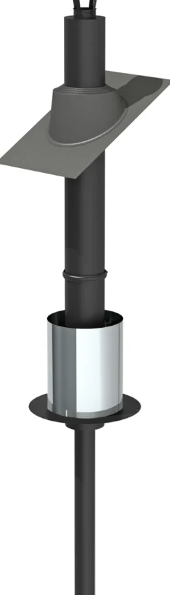 Jeremias Saunan Piippu ECO Ø115mm 2,5m musta