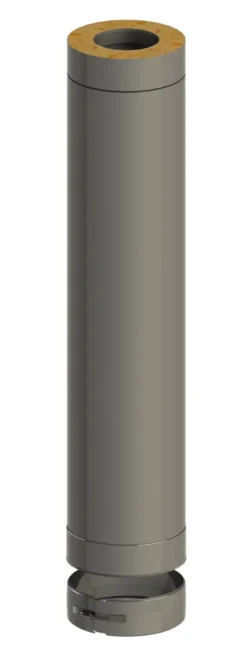 Jeremias Saunan Piippu Premium, 1000 mm jatko-osa Ø115 mm, rst
