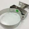 Jeremias seinäkiinnike Ø115 mm eristetylle piipulle, säädettävä etäisyys 50-150mm, rst