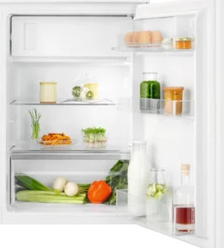 Jääkaappi pakastelokerolla Electrolux Series 500 OptiSpace lXB1SE11W0, 56cm, 119/13 l, valkoinen