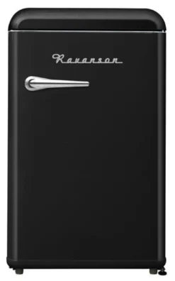 Jääkaappi pakastelokerolla Ravanson lKK120RB, 55cm, musta