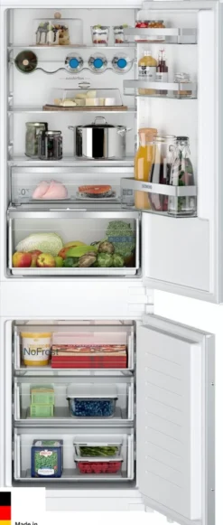 Jääkaappipakastin Siemens iQ300 KI86NVSE0, 54cm, 184/76 l, integroitava