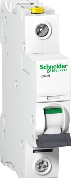 Johdonsuojakatkaisija Schneider Electric Acti9 iC60N 1-napainen B-käyrä 10A 6kA