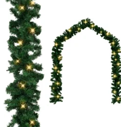 Jouluköynnös LED-valoilla, 20 m
