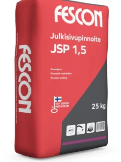 Julkisivupinnoite Fescon JSP 1,5 mm valkoinen 25 kg