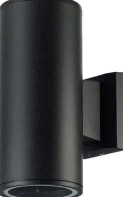 Julkisivuvalaisin M-Light Pillar Duo ylös/alas, 120mm, musta