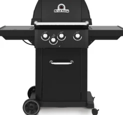 Kaasugrilli Broil King Royal 340 Shadow, 3 poltinta, sivukeitin