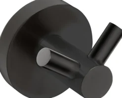 Kaksoispyyhekoukku Bemeta Dark, 55x50x55 mm, musta