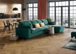 Kalanruotoparketti DomusFlooring Tammi Ashford HB 14x130x725 mm
