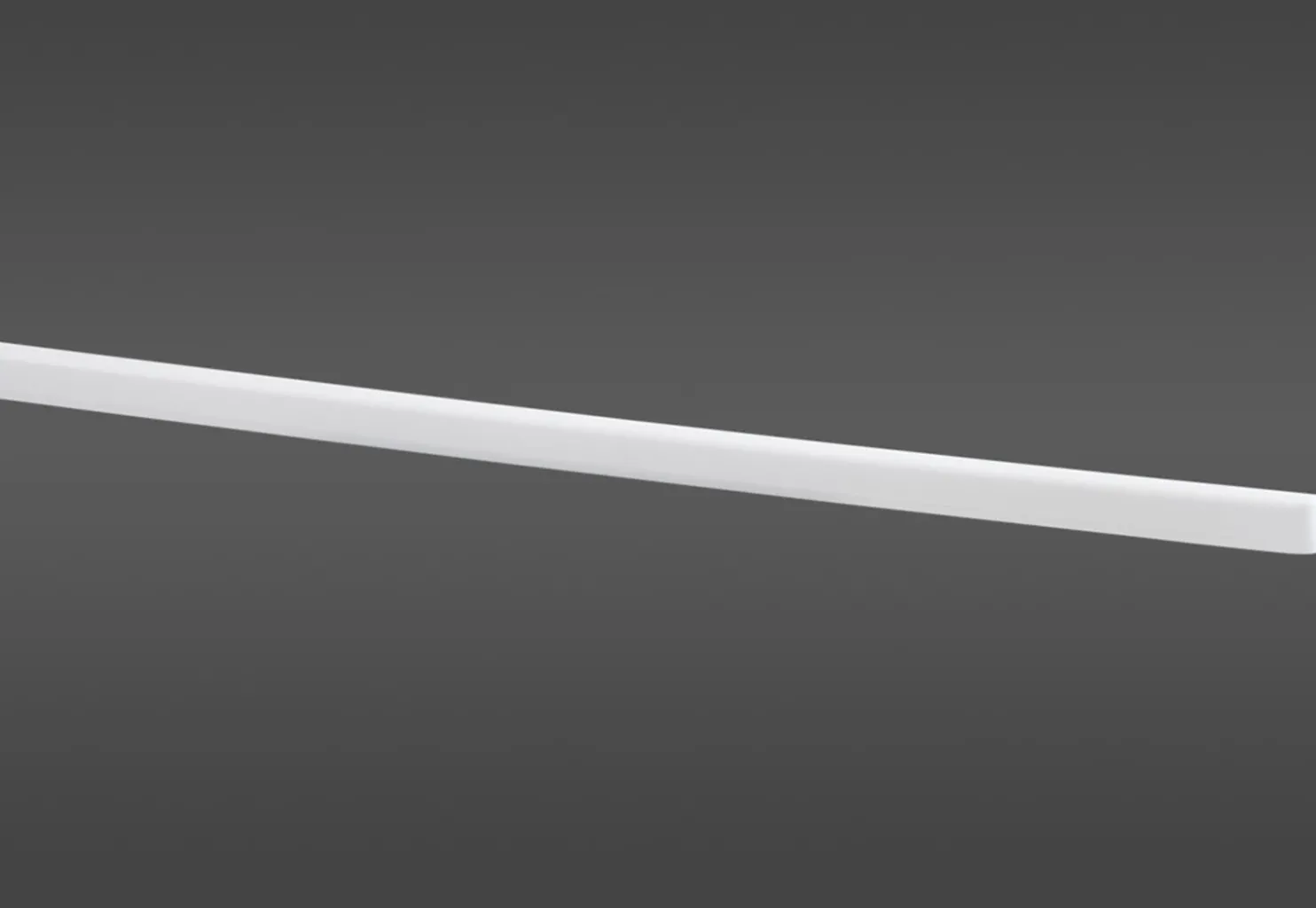 Kannatinsuoja Elfa 40 Classic 420x8x16 mm oikea valkoinen