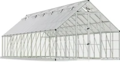 Kasvihuone Palram-Canopia Balance, 25.1m², 10x28ft, hopea