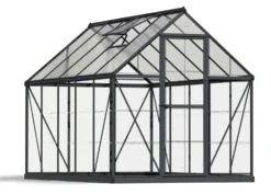 Kasvihuone Palram-Canopia Hybrid 5,7 m² 6x10 ft harmaa