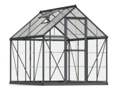 Kasvihuone Palram-Canopia Hybrid 4,6 m² 6x8 ft harmaa