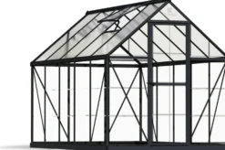 Kasvihuone Palram-Canopia Hybrid 5,7 m² 6x10 ft musta