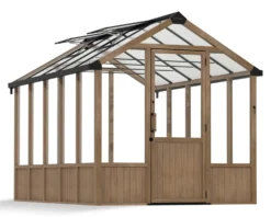 Kasvihuone Palram-Canopia Natura, 8.6m², 2,37x3,64m, setripuu