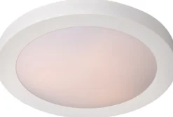 Kattovalaisin Lucide Fresh Ø35 cm IP44 valkoinen