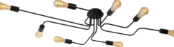 Kattovalaisin Lucide Lester 80x150x20 cm musta
