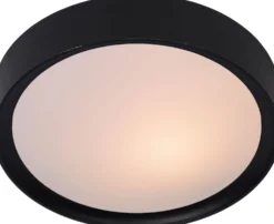 Kattovalaisin Lucide Lex Ø33 cm musta