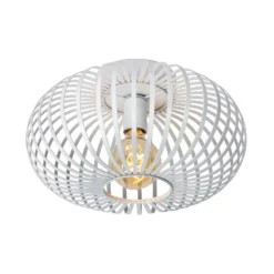 Kattovalaisin Lucide Manuela Ø40cm 60W himmennettävä valkoinen