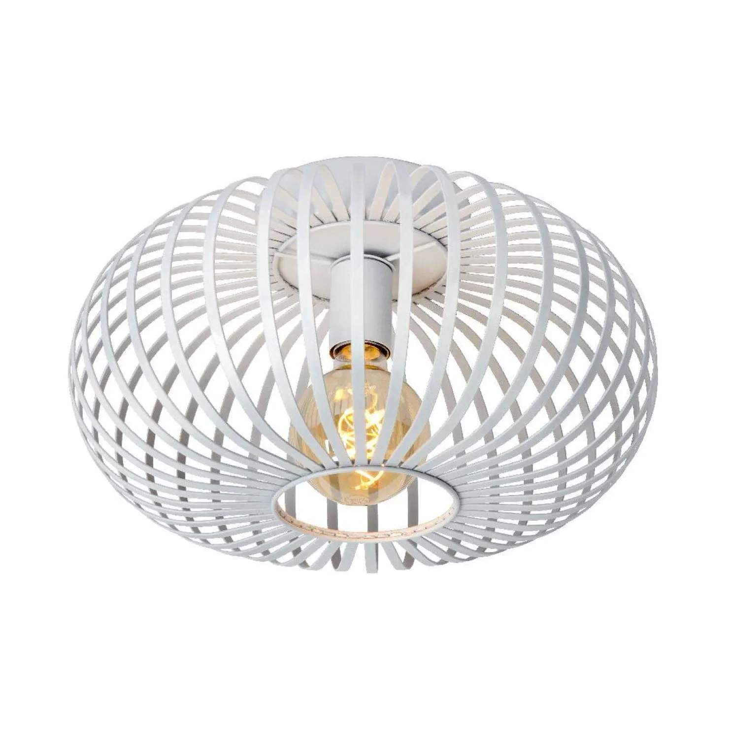 Kattovalaisin Lucide Manuela Ø40cm 60W himmennettävä valkoinen