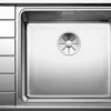 Keittiöallas Blanco Andano XL 6 S-IF Compact, 860x500mm, rst, taso vasemmalla, upotettava/huullettava