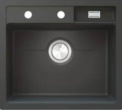 Keittiöallas Stala Combo CEG51-57BF 560x500 mm komposiitti musta huullettava