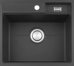 Keittiöallas Stala Combo CEG51-57B 570x510 mm komposiitti musta