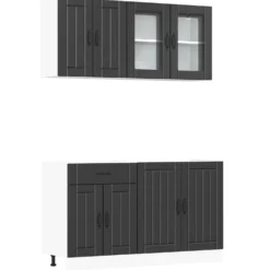 Keittiön kalustesarja 4-osainen Kalmar, eri värejä (43828)