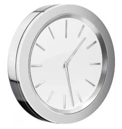 Kello Smedbo Time kylpyhuoneeseen valkoinen taustalevy