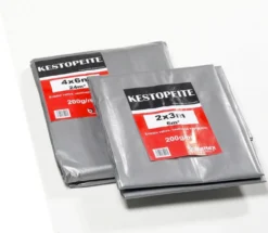 Kestopeite Meltex musta/hopea 8x12 m (96 m²) 200 g/m²