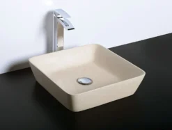 Kiviallas Interia Blok, pöytätasolle, matta beige, 400 X 400 X 100 mm