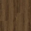 Kivikomposiittivinyylilankku DomusFlooring Pellervon pähkinä, integroitu askeläänieriste