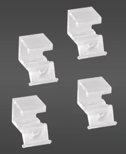Korinpysäytin lankakoreille Elfa Classic 15x22x20 mm 4 kpl läpikuultava
