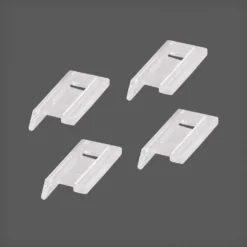 Korinpysäytin Meshkoreille Elfa Classic 50x26x10 mm 4 kpl läpikuultava