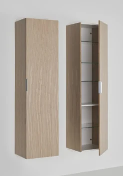 Korkea kaappi Hafa Go, 400x1555 mm, vaalea tammi