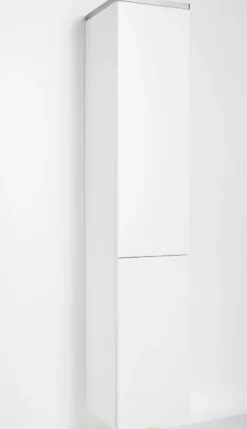 Korkea kaappi Ido Glow 1750x360x330mm push open valkoinen