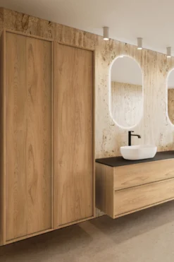 Korkea kaappi kahdella ovella Hietakari Casa H17, 752x369x1594 mm, eri värejä