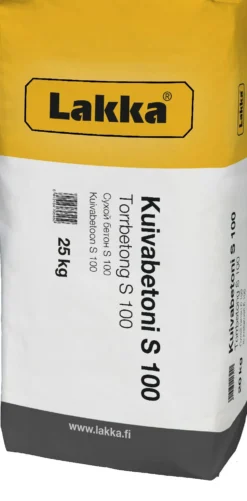Kuivabetoni Lakka S 100, eri kokoja