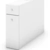 Kylpyhuoneen kaappi Linento Furniture Smart, 20x55x60cm, pieneen tilaan, valkoinen