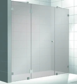 Kylpyhuoneen tilanjakaja Elegance 24 harmaa mittatilaus korkeus 2000 mm