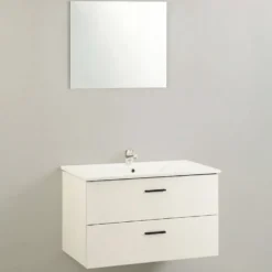Kylpyhuonekalustesarja Harma Integro 80x46x45 cm valkoinen