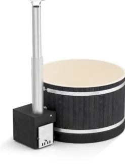 Kylpytynnyri Kirami Premium Pearly M Cube 4-6 hlöä ES NightBlack/Champagne